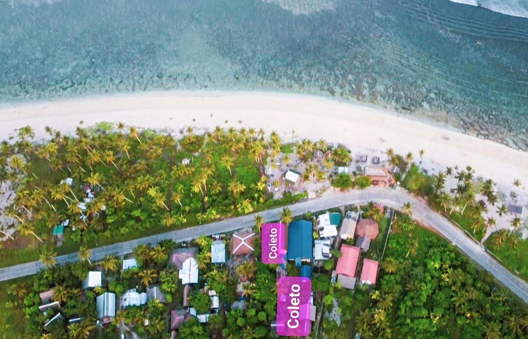 Coleto Siargao Panzió San Isidro  Kültér fotó